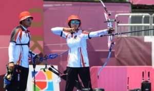 Kalah Telak 2-6, Tim Panahan Atlet Beregu Campuran Indonesia Kandas di Perempat Final Olimpiade Tokyo