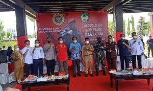 Jubir Presiden RI Kunjungi Lokasi Vaksinasi Untuk Pelajar, Kapolres Gowa Dan Forkopimda Dampingi