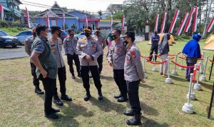 Kapolres Gowa Apresiasi Kegiatan Vaksinasi Bernuangsa Panorama di Malino