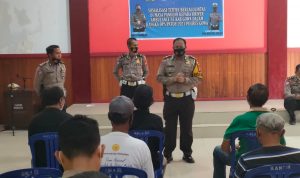 Sat Lantas Resor Gowa Edukasi Pengemudi Mobil Jenazah, Antisipasi Kekerasan di Jalan