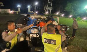 Resahkan Warga, Polsek Tinggimoncong Amankan 3 (tiga) Unit Sepeda Motor Hasil Balapan Liar