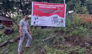 Kampanye dan Sosialisasi Vaksinasi Personil Polsek Manuju Polres Gowa
