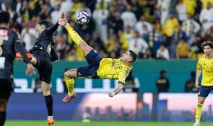 Gol Salto Spektakuler Ronaldo di Usia 40 Tahun Bikin Dunia Kagum